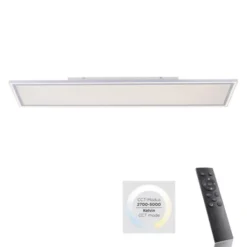 LED Panel, weiß, 121x31cm, Serienschalter, dimmbar, blendfrei