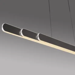 LED Pendelleuchte ADRIANA dunkel-metal-braun höhenverstellbar dimmbar