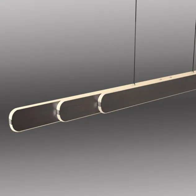 LED Pendelleuchte ADRIANA dunkel-metal-braun höhenverstellbar dimmbar