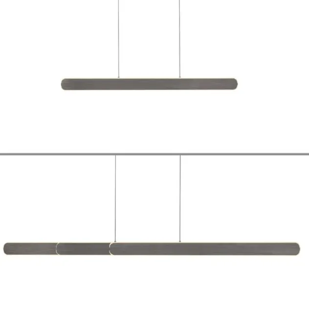 LED Pendelleuchte ADRIANA dunkel-metal-braun höhenverstellbar dimmbar