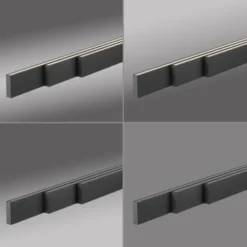 LED Pendelleuchte ADRIANA SQUARE, anthrazit, Dimmer, ausziehbar, warm- bis kaltweiß