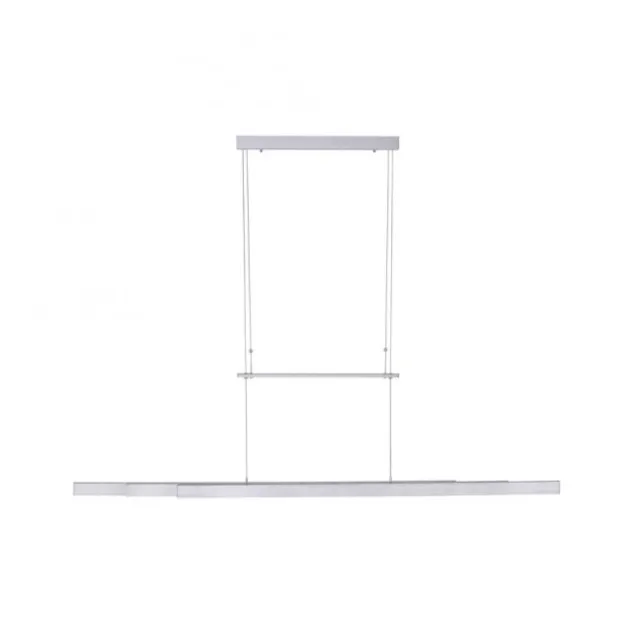 LED-Pendelleuchte, Alu, höhenverstellbar, ausziehbar, Touchdimmer