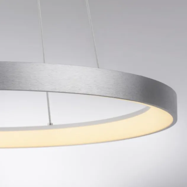 LED Pendelleuchte aluminium höhenverstellbar dimmbar Memoryfunktion