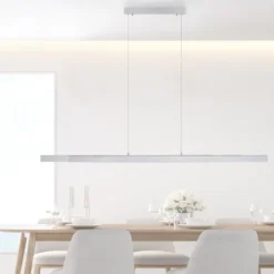 LED-Pendelleuchte, aluminium, höhenverstellbar, ausziehbar