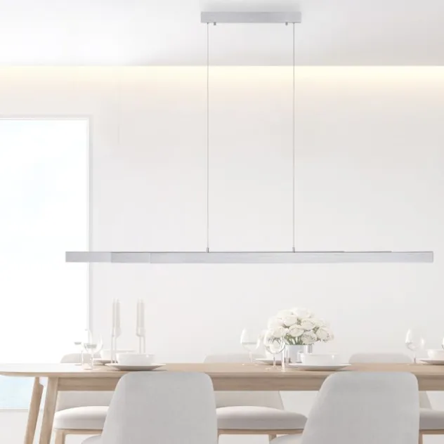 LED-Pendelleuchte, aluminium, höhenverstellbar, ausziehbar