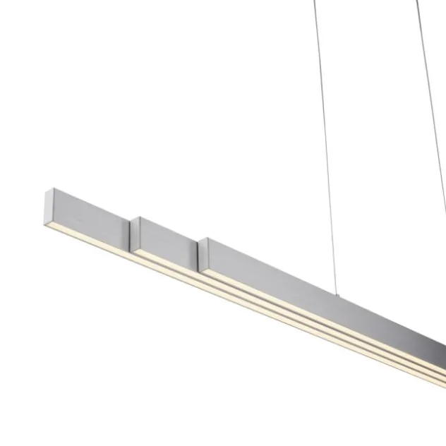 LED-Pendelleuchte, aluminium, höhenverstellbar, ausziehbar