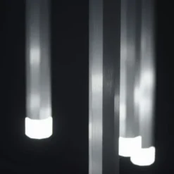 LED-Pendelleuchte Alu silber warmweiß, IP20, Innenleuchte
