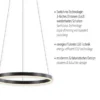LED Pendelleuchte anthrazit rund Ø40cm dimmbar Switchmo warmweiß