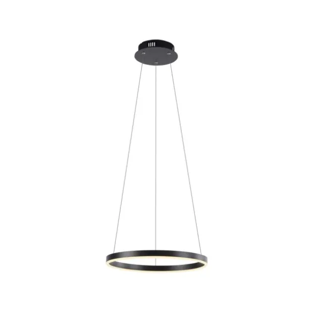 LED Pendelleuchte anthrazit rund Ø40cm dimmbar Switchmo warmweiß