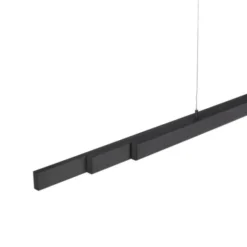 LED Pendelleuchte, anthrazit, höhenverstellbar, ausziehbar