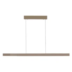 LED Pendelleuchte bronce ADRIANA SQUARE, Dimmer, ausziehbar, kalt- bis warmweiß