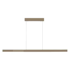 LED Pendelleuchte bronce ADRIANA SQUARE, Dimmer, ausziehbar, kalt- bis warmweiß