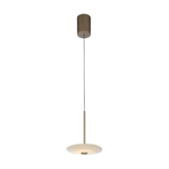 LED Pendelleuchte ELIPSA, bronce, Tronicdimmer Comfort-Lift