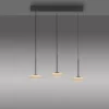 LED Pendelleuchte ELIPSA, schwarz, Comfort Lift, Tronicdimmer