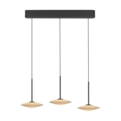 LED Pendelleuchte ELIPSA, schwarz, Comfort Lift, Tronicdimmer