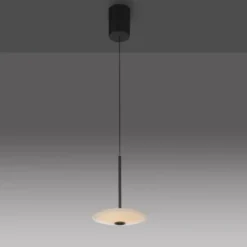 LED Pendelleuchte ELIPSA, schwarz, Comfort-Lift, dimmbar