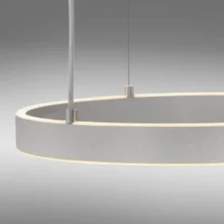LED Pendelleuchte 3 flammig silber Up- Downlight dimmbar Fernbedienung