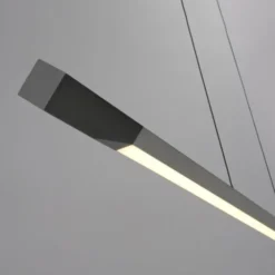 LED Pendelleuchte HOOP aluminium anthrazit höhenverstellbar dimmbar