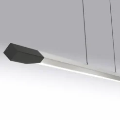LED Pendelleuchte HOOP aluminium anthrazit höhenverstellbar dimmbar