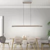 LED Pendelleuchte HOOP Kaffee Farbe dimmbar höhenverstellbar per Lift
