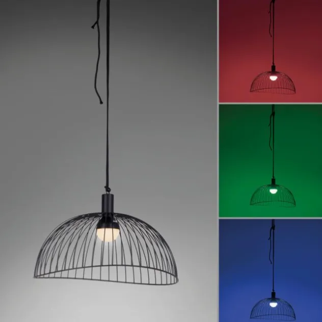 LED Pendelleuchte, inkl. Fernbedienung, dimmbar, modern, RGB Farbwechsel
