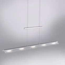 LED-Pendelleuchte, Lichtfarbsteuerung, Sensor-Dimmer, höhenverstellbar