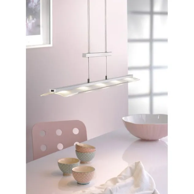 LED-Pendelleuchte, Lichtfarbsteuerung, Sensor-Dimmer, höhenverstellbar