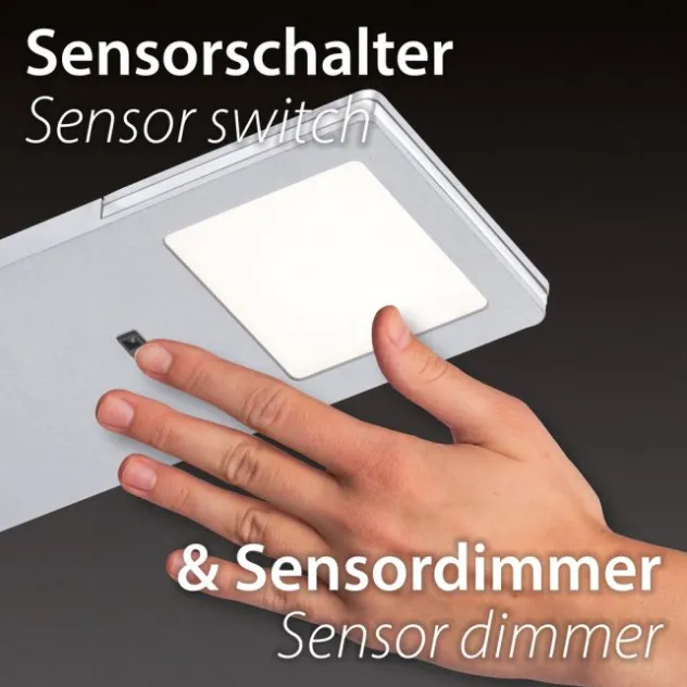 LED-Pendelleuchte, Lichtfarbsteuerung, Sensor-Dimmer, höhenverstellbar