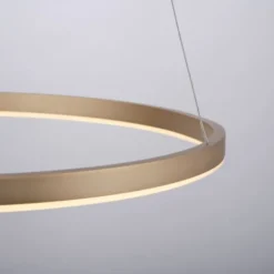 LED Pendelleuchte messing matt rund Ø60cm dimmbar Switchmo warmweiß