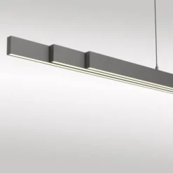 LED Pendelleuchte mit Comfort Lift, anthrazit, höhenverstellbar, ausziehbar