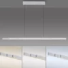 LED Pendelleuchte mit Comfort Lift, aluminium, höhenverstellbar, ausziehbar