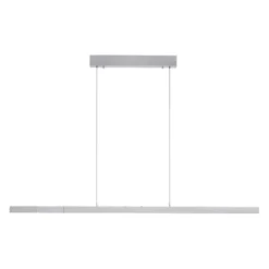 LED Pendelleuchte mit Comfort Lift, aluminium, höhenverstellbar, ausziehbar