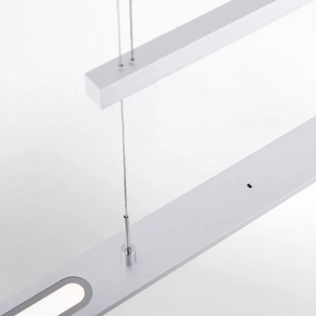 LED-Pendelleuchte, modern, höhenverstellbar, Sensordimmer, CCT