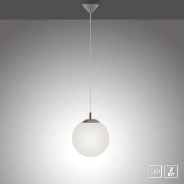 LED Pendelleuchte opal mattem Glas 25cm IP20 Innenleuchte