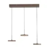 LED Pendelleuchte PLATA, sandfarben, 3-flammig, dimmbar, Easy Lift