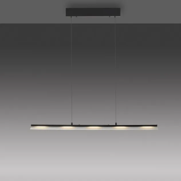 LED Pendelleuchte schwarz Comfor Lift höhenverstellbar dimmbar