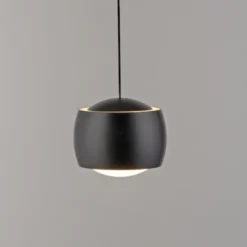 LED Pendelleuchte schwarz 1 flammig höhenverstellbar Esszimmer