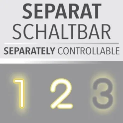 LED Pendelleuchte schwarz 1 flammig Seil beleuchtet höhenverstellbar
