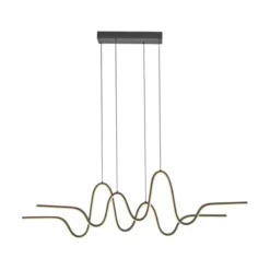 LED Pendelleuchte schwarz höhenverstellbar dimmbar in 3 Stufen