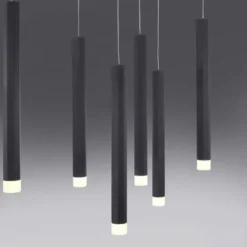LED-Pendelleuchte, schwarz, warmweiß, IP20, Innenleuchte