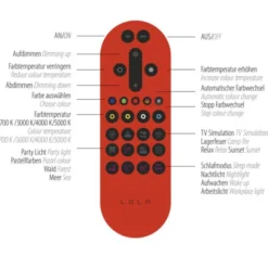 LED Pendelleuchte silber, Fernbedienung, Tuya App smarthome
