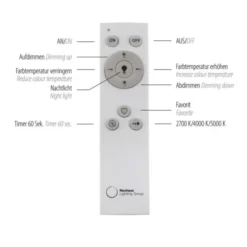 LED Pendelleuchte silber steuerbar über App dimmbar RGB+CCT