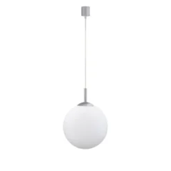 LED Pendelleuchte Smarthome D=25 silber dimmbar App Fernbedienung