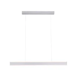 LED Pendelleuchte, stahlfarben, filigranenes Design, energiesparend, modern