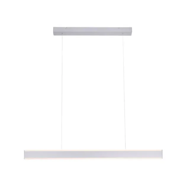 LED Pendelleuchte, stahlfarben, filigranenes Design, energiesparend, modern
