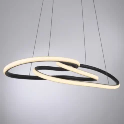 LED Pendelleuchte TWIST, schwarz, höhenverstellbar, Memoryfunktion