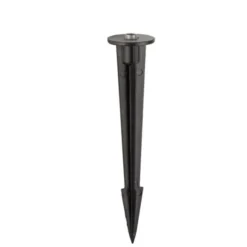 LED Spießleuchte D=32cm schwarz IP65 Schutz Timerfunktion Gartenlampe