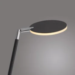 LED Stehleuchte AKKU BENTE, schwarz, Akkuleuchte, aufladbar, dimmbar,