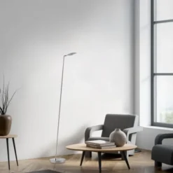LED Stehleuchte AKKU BENTE, stahl, dimmbar, Akkuleuchte