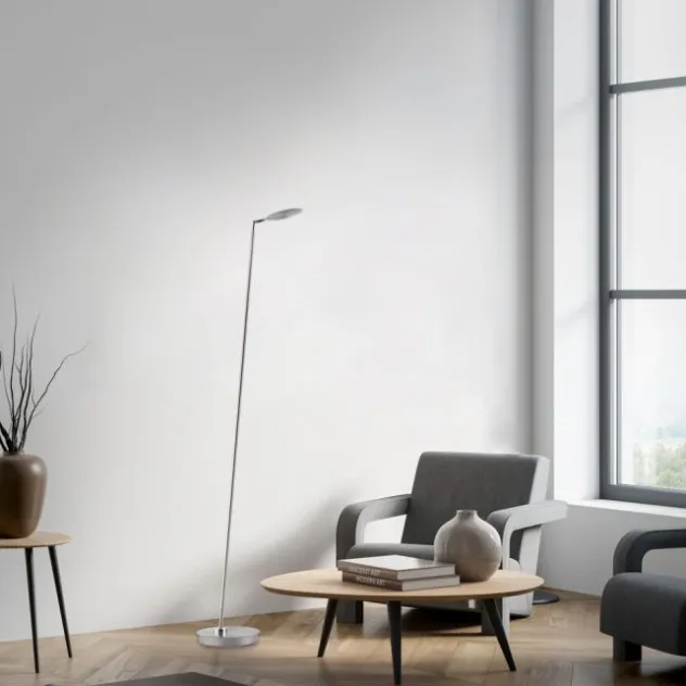 LED Stehleuchte AKKU BENTE, stahl, dimmbar, Akkuleuchte